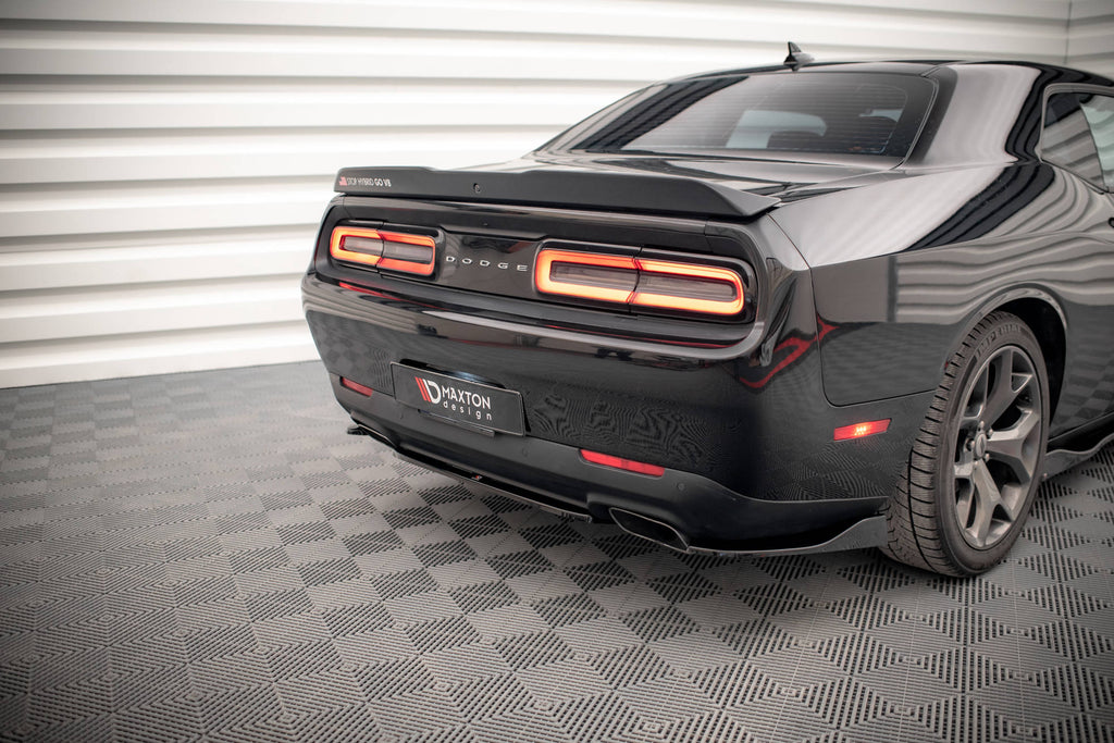 MAXTON DESIGN REAR SIDE SPLITTERS DODGE CHALLENGER RT MK3 FACELIFT