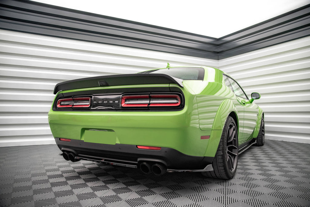 MAXTON DESIGN REAR SIDE SPLITTERS DODGE CHALLENGER SRT HELLCAT WIDEBODY MK3