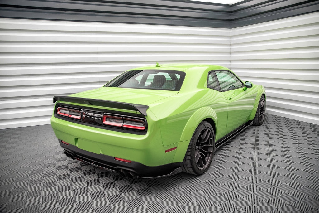 MAXTON DESIGN REAR SIDE SPLITTERS DODGE CHALLENGER SRT HELLCAT WIDEBODY MK3