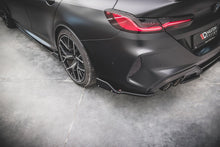 Load image into Gallery viewer, MAXTON DESIGN REAR SIDE SPLITTERS + FLAPS V.1 BMW M8 GRAN COUPE F93 / COUPE F92