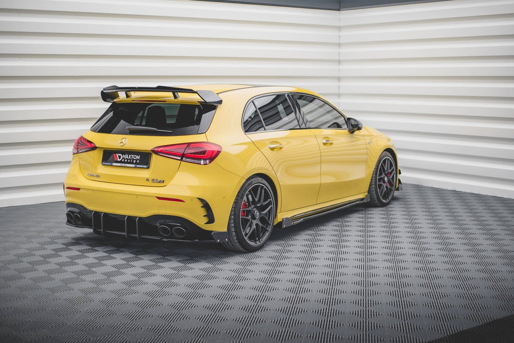 MAXTON DESIGN REAR SIDE SPLITTERS + FLAPS V.2 MERCEDES-AMG A45 S