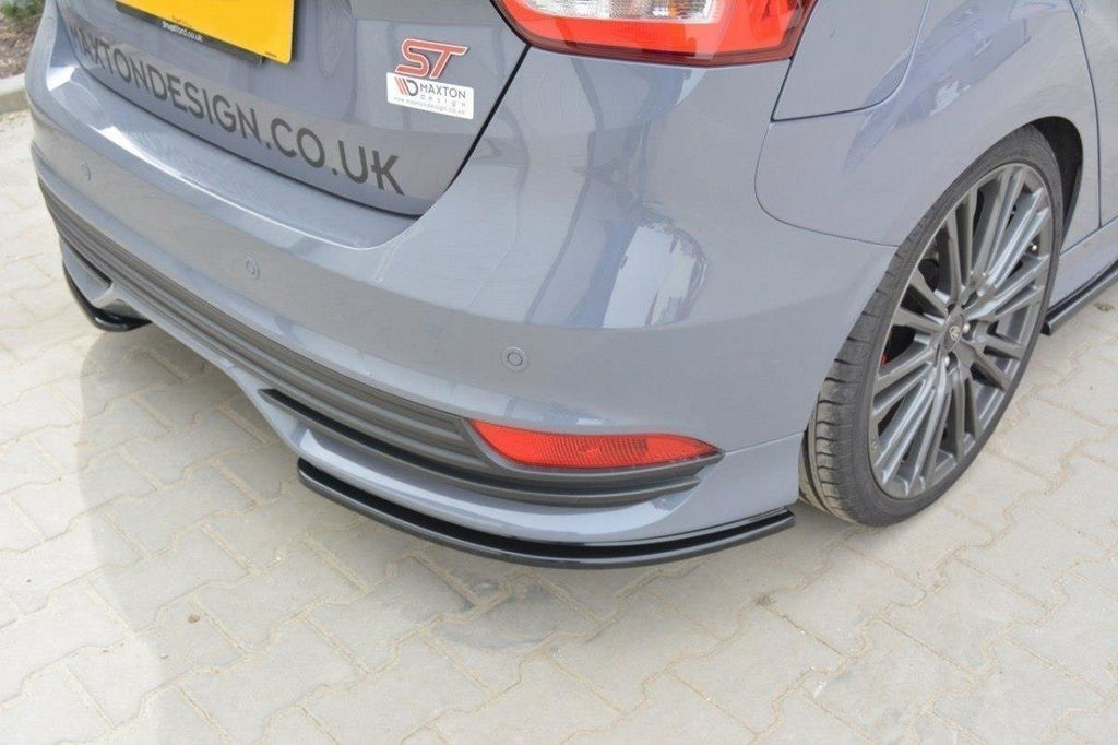 MAXTON DESIGN REAR SIDE SPLITTERS FORD FOCUS ST MK3 FL