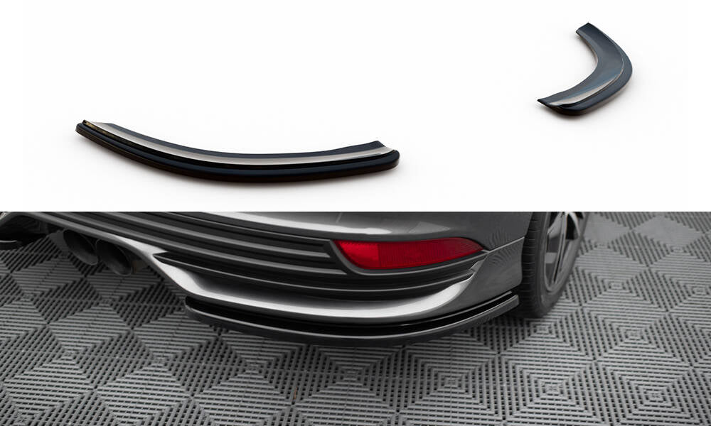 MAXTON DESIGN REAR SIDE SPLITTERS FORD FOCUS ST MK3 FL