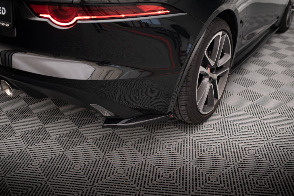 MAXTON DESIGN REAR SIDE SPLITTERS JAGUAR F-TYPE MK1 FACELIFT
