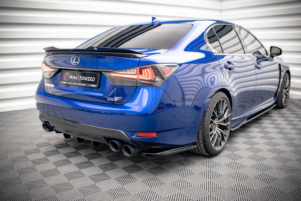 MAXTON DESIGN REAR SIDE SPLITTERS LEXUS GS F MK4 FACELIFT