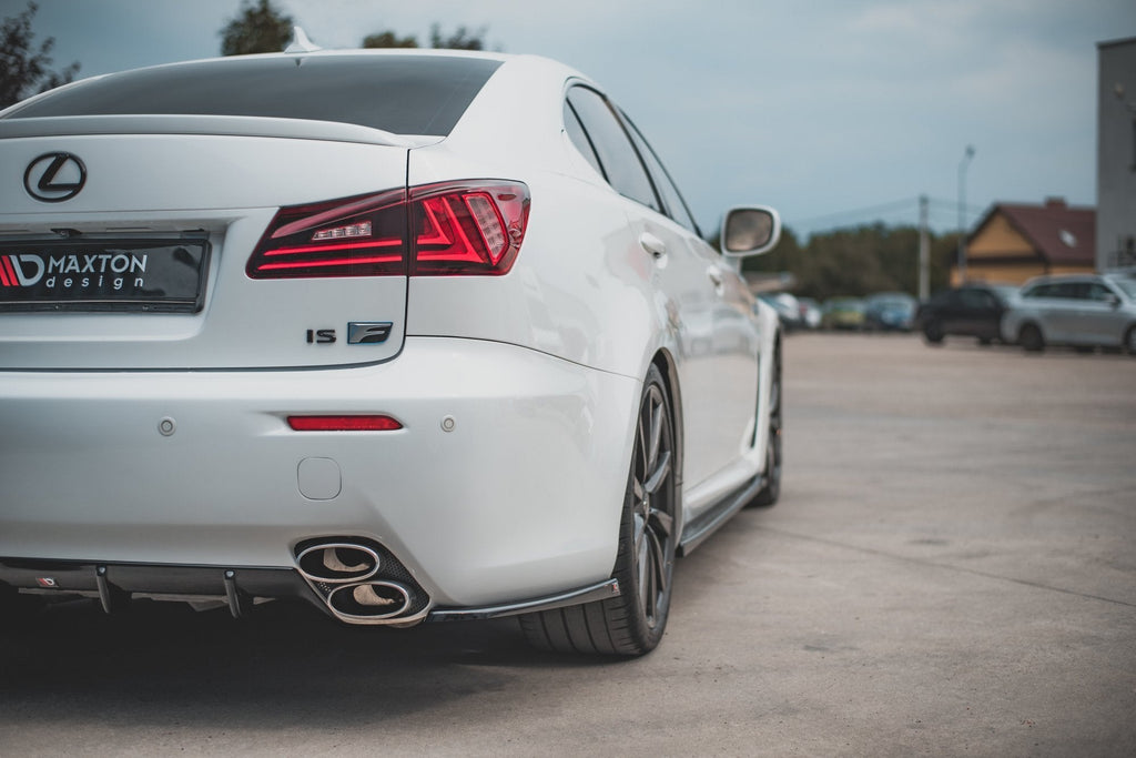 MAXTON DESIGN REAR SIDE SPLITTERS LEXUS IS F MK2