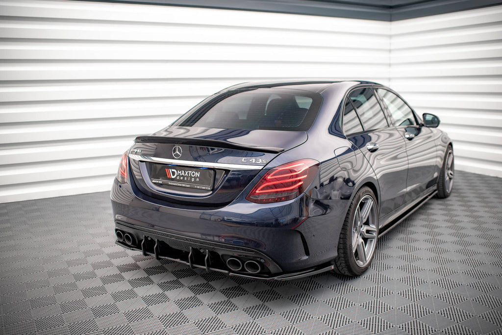 MAXTON DESIGN REAR SIDE SPLITTERS MERCEDES-AMG C 43 SEDAN W205 FACELIFT