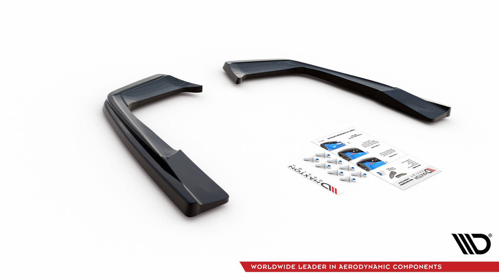 MAXTON DESIGN Rear Side Splitters Mercedes-AMG C 63AMG Coupe AMG Aero Pack C205 Facelift