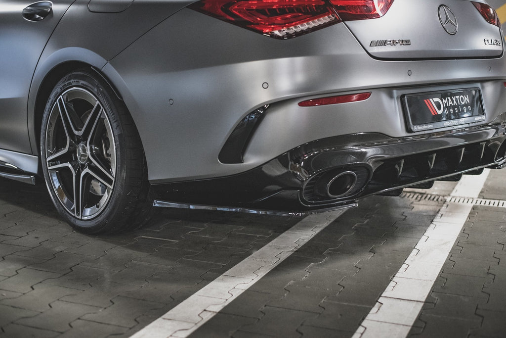 MAXTON DESIGN REAR SIDE SPLITTERS MERCEDES-AMG CLA 35 / 45 C118