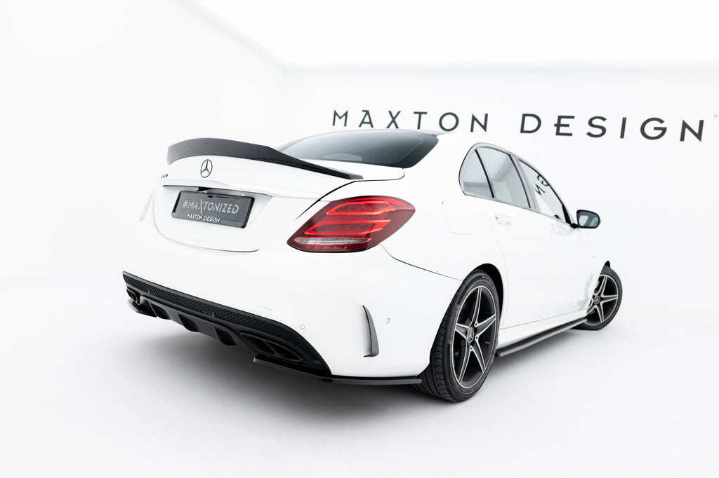 MAXTON DESIGN Rear Side Splitters Mercedes-Benz C AMG-Line Sedan W205