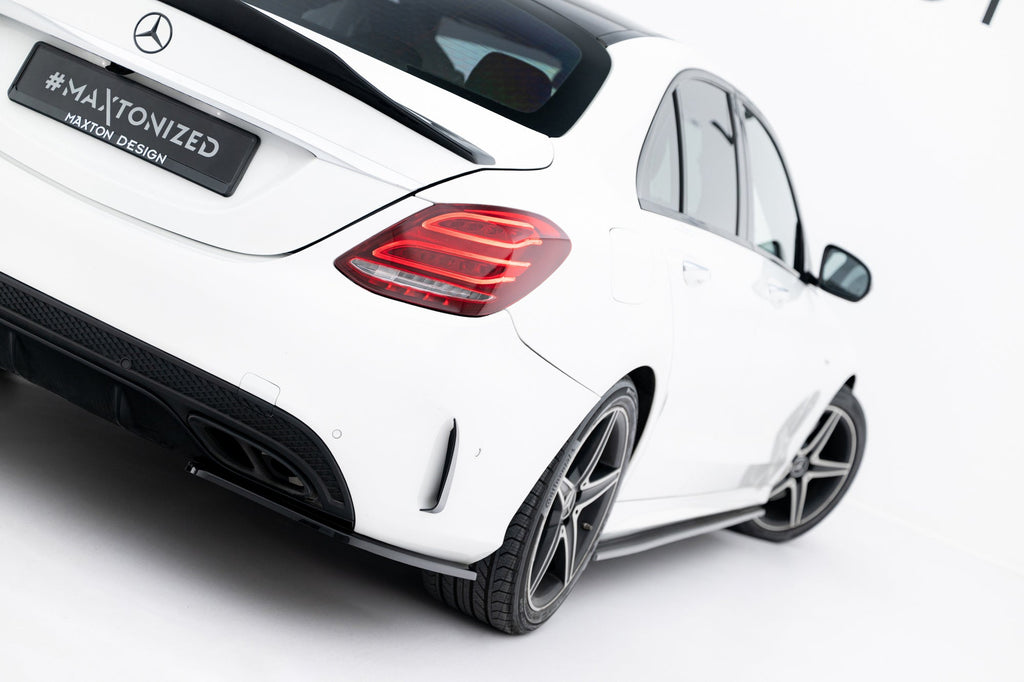MAXTON DESIGN Rear Side Splitters Mercedes-Benz C AMG-Line Sedan W205