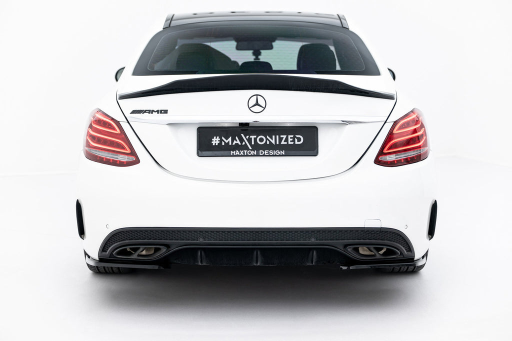 MAXTON DESIGN Rear Side Splitters Mercedes-Benz C AMG-Line Sedan W205