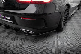 MAXTON DESIGN REAR SIDE SPLITTERS MERCEDES-BENZ E-CLASS W213 COUPE (C238) / CABRIOLET (A238) AMG-LINE