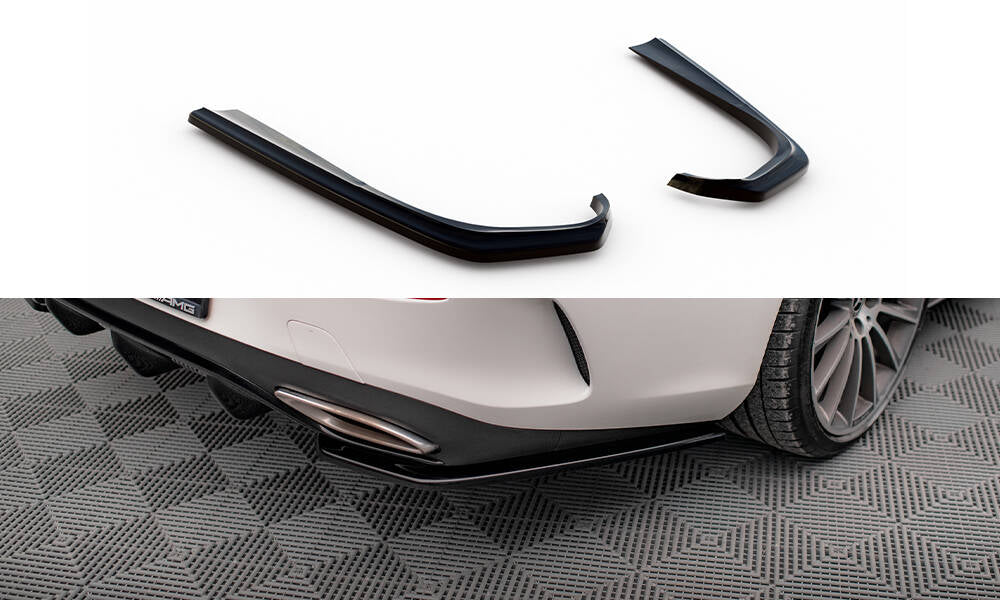 MAXTON DESIGN REAR SIDE SPLITTERS MERCEDES-BENZ E-CLASS W213 COUPE (C238) / CABRIOLET (A238) AMG-LINE