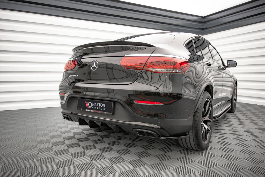 MAXTON DESIGN REAR SIDE SPLITTERS MERCEDES-BENZ GLC COUPE AMG-LINE C253 FACELIFT