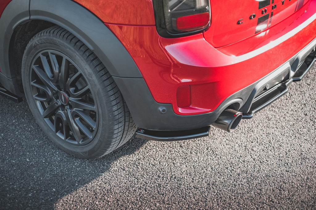 MAXTON DESIGN REAR SIDE SPLITTERS MINI COUNTRYMAN MK2 F60 JCW