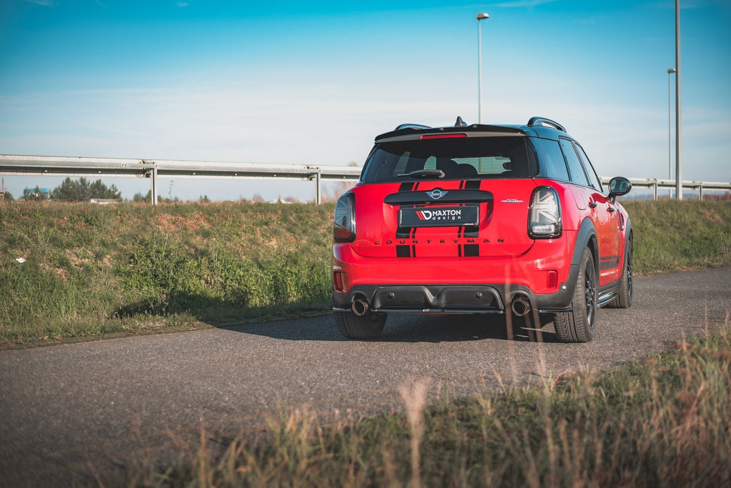 MAXTON DESIGN REAR SIDE SPLITTERS MINI COUNTRYMAN MK2 F60 JCW