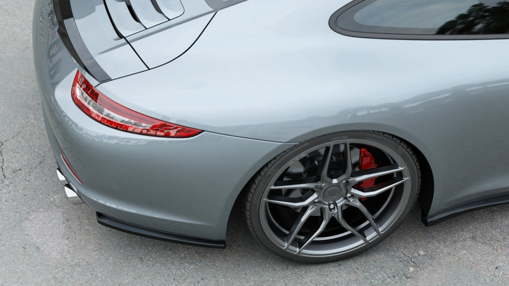 MAXTON DESIGN REAR SIDE SPLITTERS PORSCHE 911 CARRERA 991