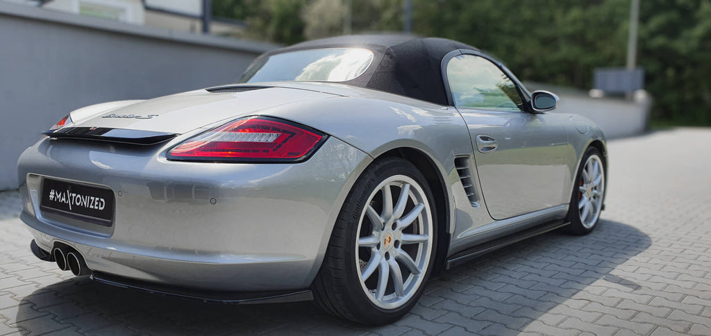 MAXTON DESIGN REAR SIDE SPLITTERS PORSCHE BOXSTER 987