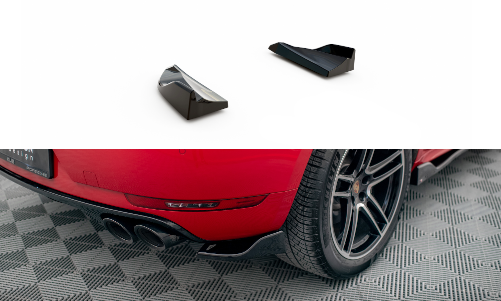 MAXTON DESIGN Rear Side Splitters Porsche Macan GTS / Sport Design Mk1 Facelift