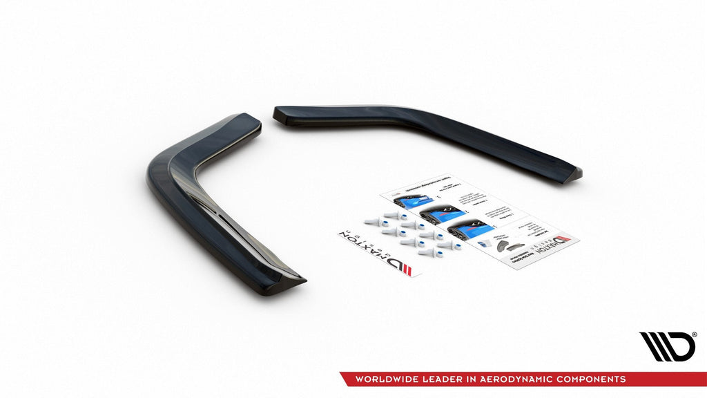 MAXTON DESIGN REAR SIDE SPLITTERS PORSCHE PANAMERA TURBO / GTS 971