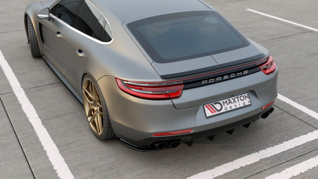 MAXTON DESIGN REAR SIDE SPLITTERS PORSCHE PANAMERA TURBO / GTS 971