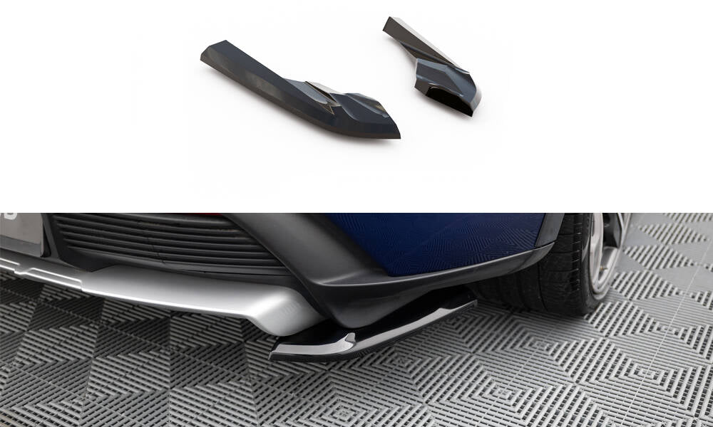 MAXTON DESIGN Rear Side Splitters Porsche Taycan Cross Turismo 4S
