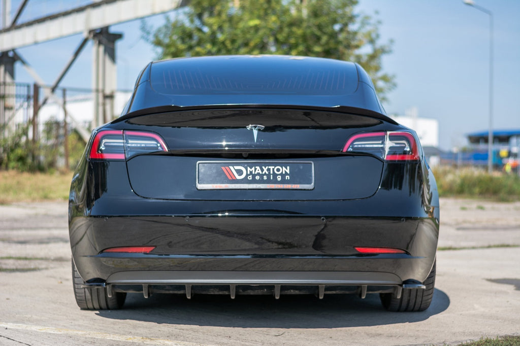 MAXTON DESIGN REAR SIDE SPLITTERS TESLA MODEL 3