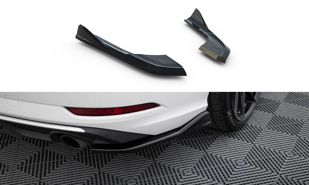 MAXTON DESIGN Rear Side Splitters V.1 Audi A3 Sedan 8V Facelift