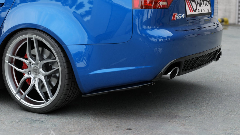 MAXTON DESIGN REAR SIDE SPLITTERS AUDI RS4 B7