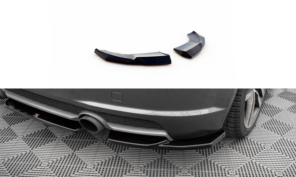 MAXTON DESIGN Rear Side Splitters V.1 Audi TT S-Line 8S