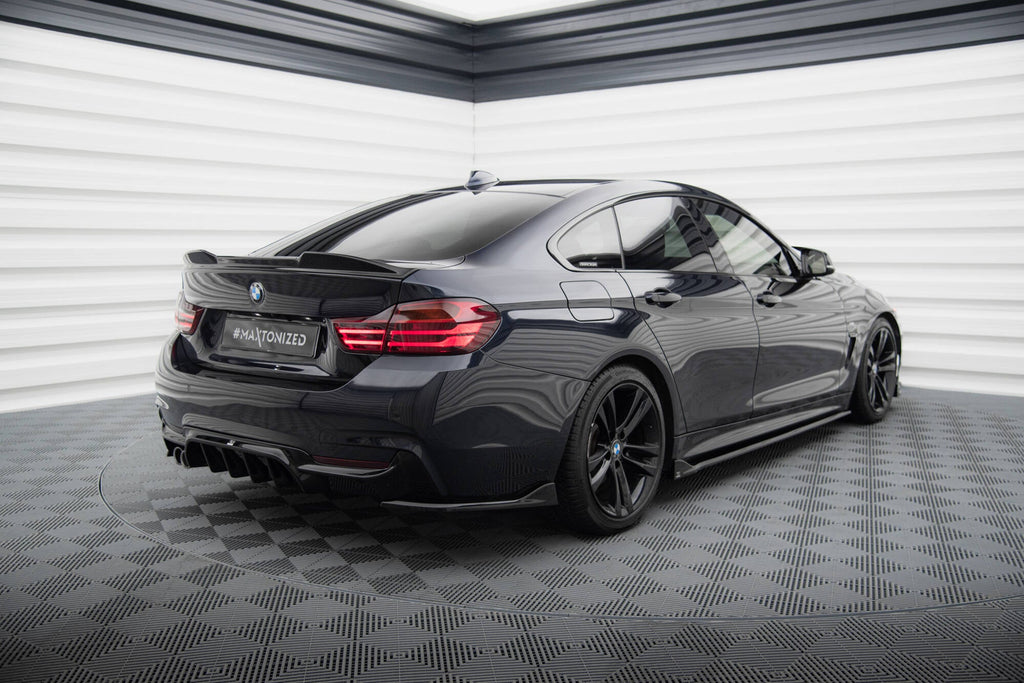 MAXTON DESIGN Rear Side Splitters V.1 BMW 4 Gran Coupe M-Pack F36 (set for valance)