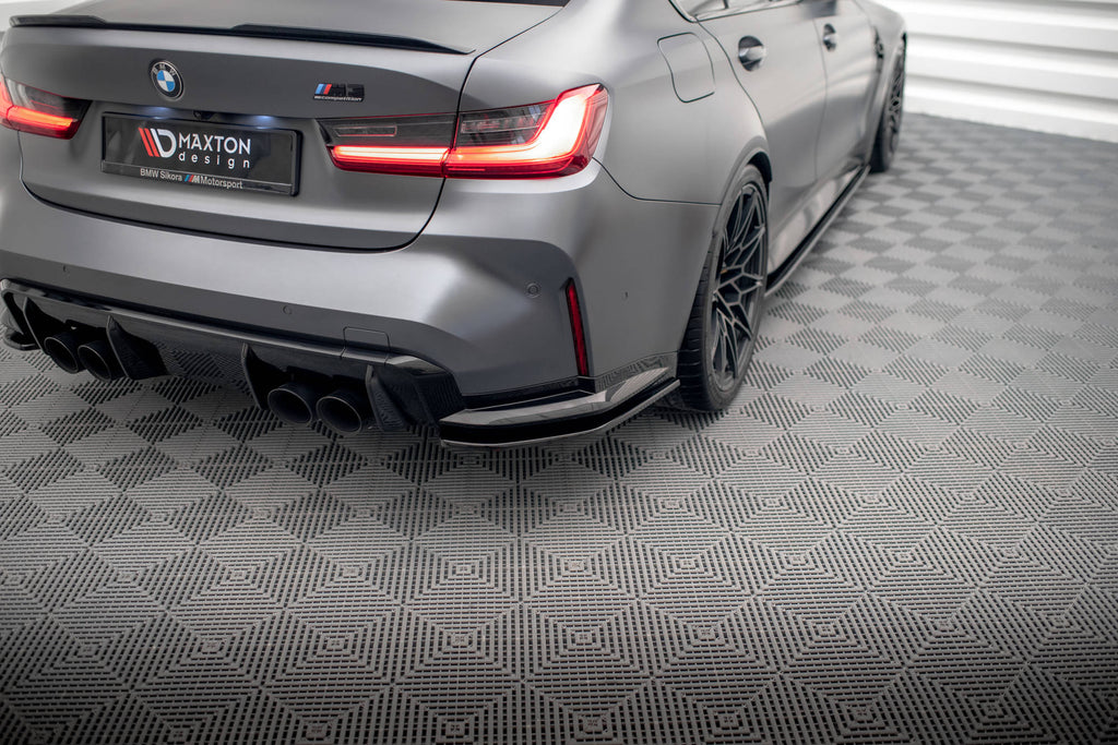 MAXTON DESIGN REAR SIDE SPLITTERS V.1 BMW M3 G80