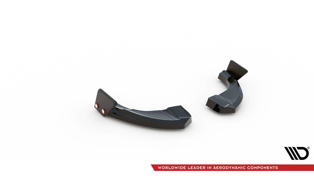 MAXTON DESIGN REAR SIDE SPLITTERS V.1 + FLAPS HYUNDAI KONA N MK1