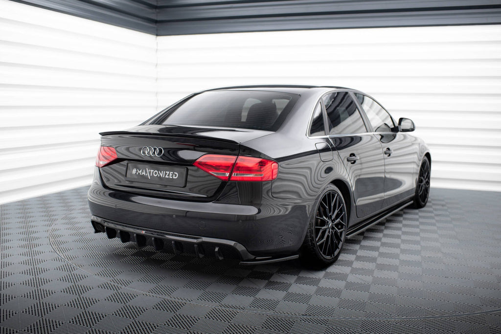 MAXTON DESIGN Rear Side Splitters V.2 Audi A4 B8 (set for valance)