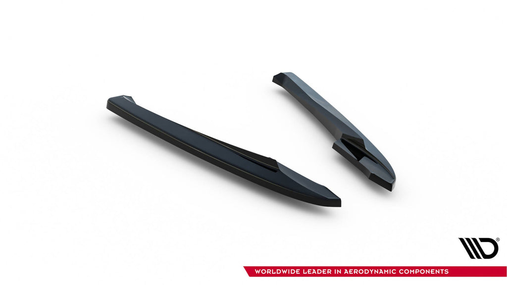 MAXTON DESIGN Rear Side Splitters V.2 Audi A4 B8 (set for valance)