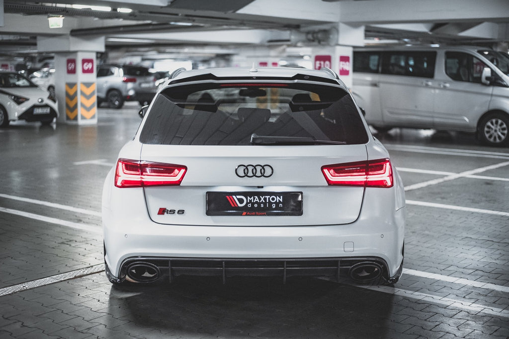 MAXTON DESIGN REAR SIDE SPLITTERS V.2 AUDI RS6 C7