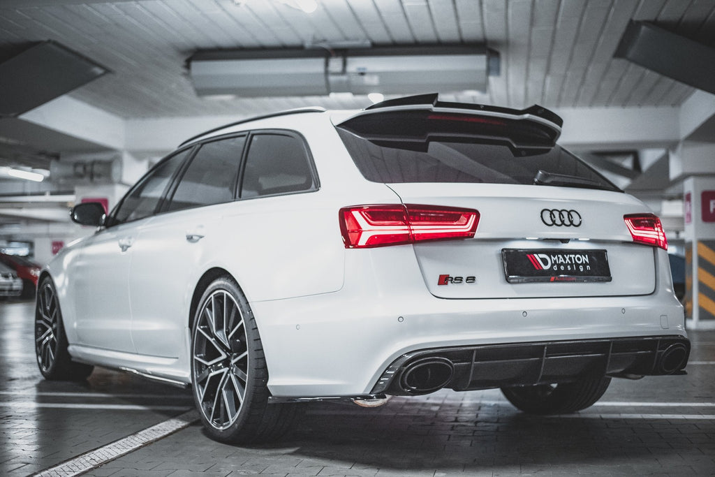 MAXTON DESIGN REAR SIDE SPLITTERS V.2 AUDI RS6 C7