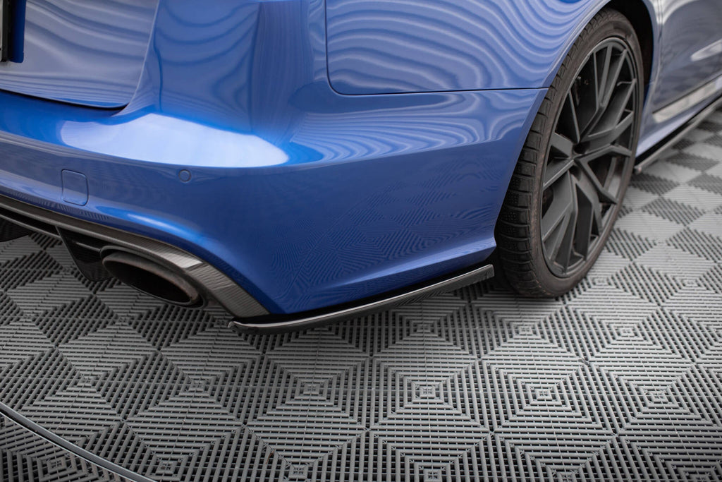 MAXTON DESIGN REAR SIDE SPLITTERS V.2 AUDI RS6 C7