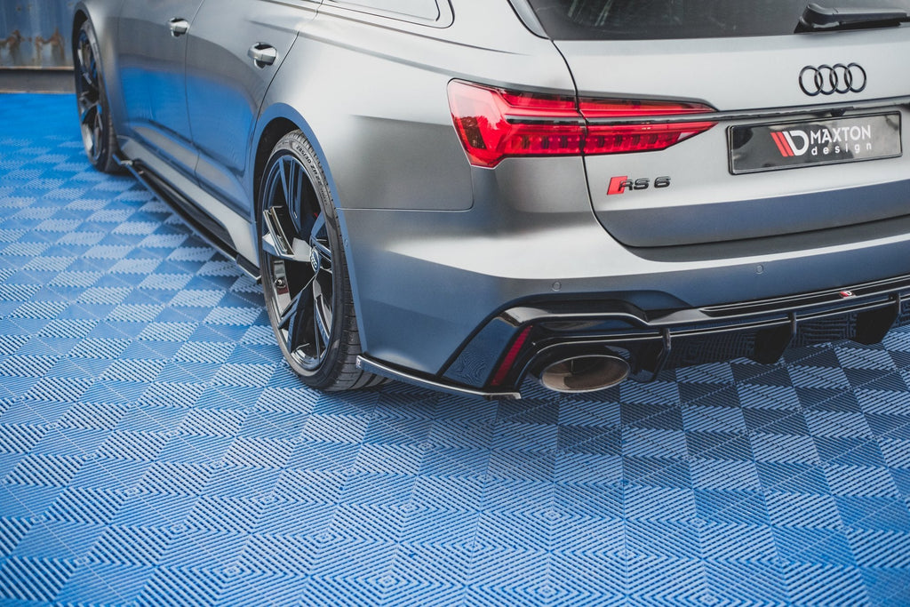 MAXTON DESIGN REAR SIDE SPLITTERS V.2 AUDI RS6 C8 / RS7 C8 (set for Maxton Valance)