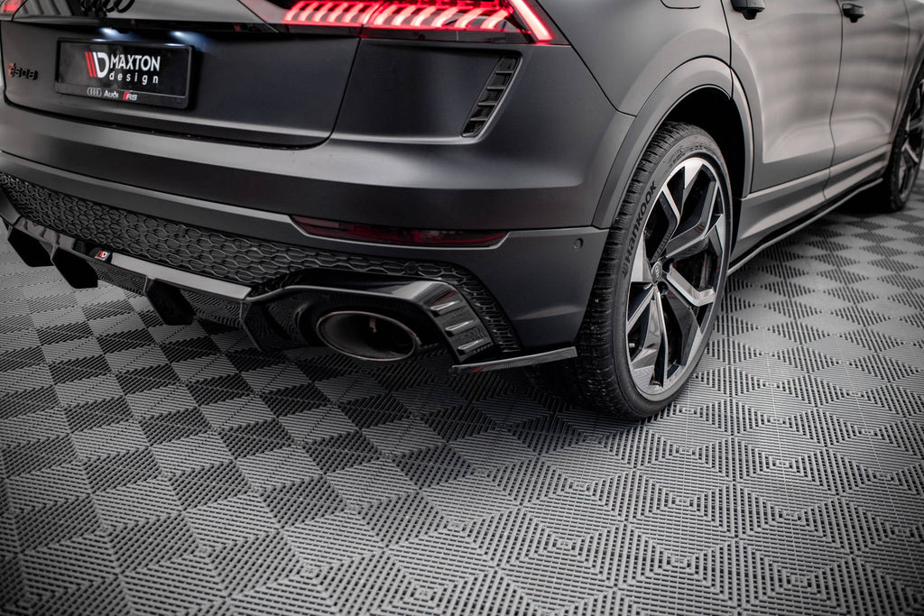 MAXTON DESIGN REAR SIDE SPLITTERS V.2 AUDI RSQ8 MK1 (set for Maxton valance)