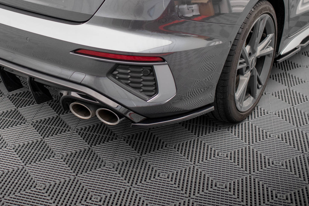 MAXTON DESIGN REAR SIDE SPLITTERS V.2 AUDI S3 SEDAN 8Y (set for Maxton valance)