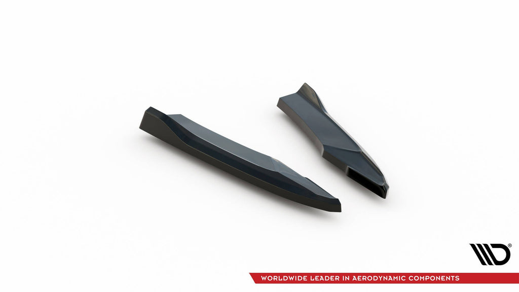 MAXTON DESIGN REAR SIDE SPLITTERS V.2 AUDI S5 COUPE 8T FACELIFT (set for Maxton valance)