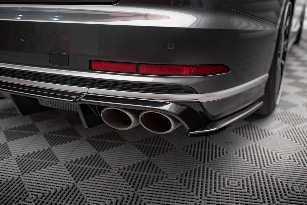 MAXTON DESIGN REAR SIDE SPLITTERS V.2 AUDI S8 D5 (SET FOR MAXTON VALANCE)