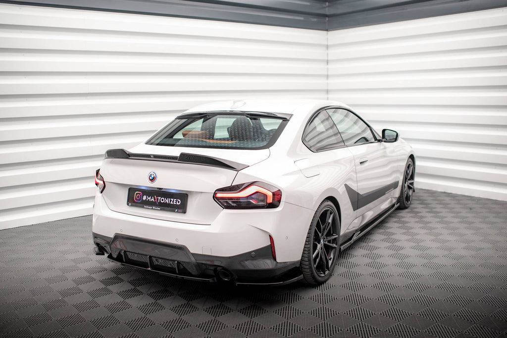 MAXTON DESIGN REAR SIDE SPLITTERS V.2 BMW 2 COUPE M-PACK G42
