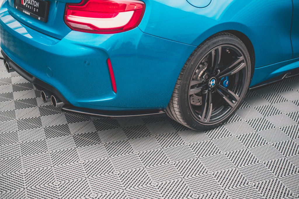 MAXTON DESIGN REAR SIDE SPLITTERS V.2 BMW M2 F87