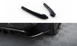 MAXTON DESIGN Rear Side Splitters V.2 BMW X3 M F97 / F97 Facelift (set for Maxton valance)