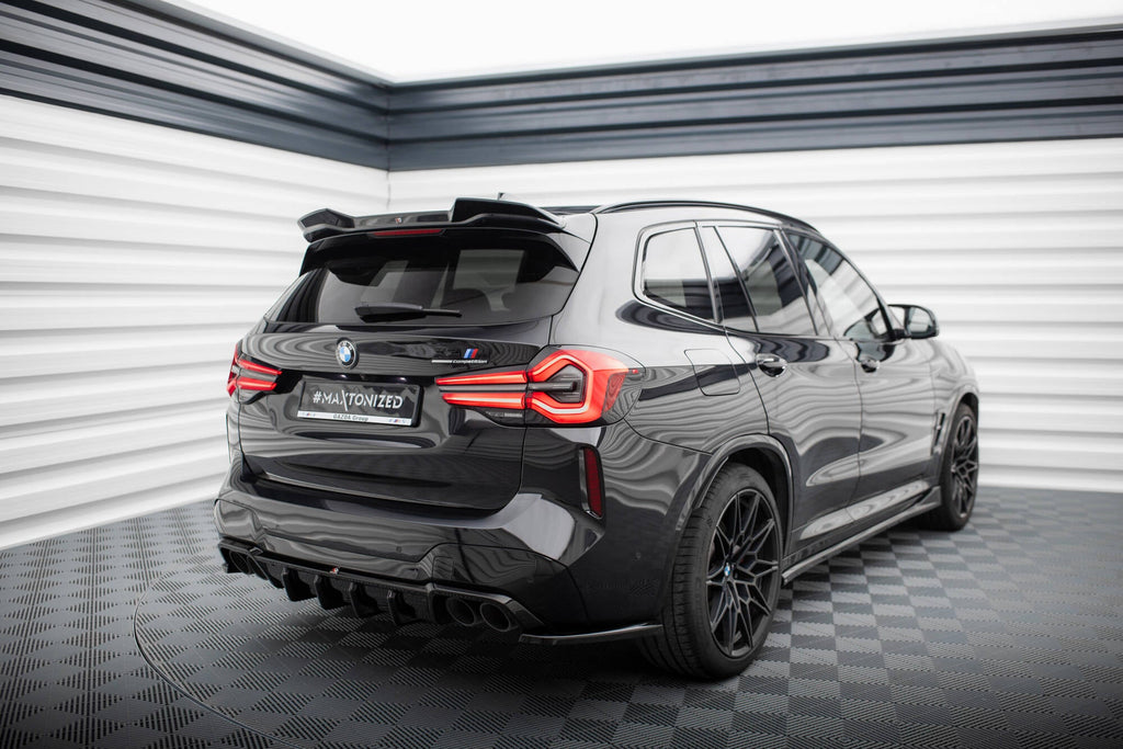 MAXTON DESIGN Rear Side Splitters V.2 BMW X3 M F97 / F97 Facelift (set for Maxton valance)
