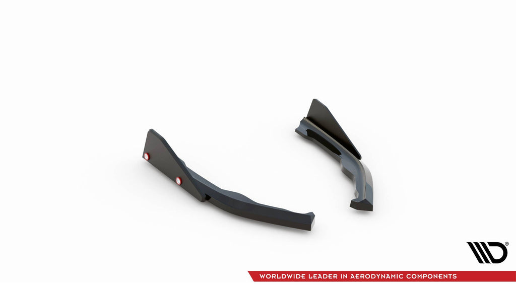 MAXTON DESIGN REAR SIDE SPLITTERS V.2 + FLAPS BMW 2 COUPE M-PACK G42