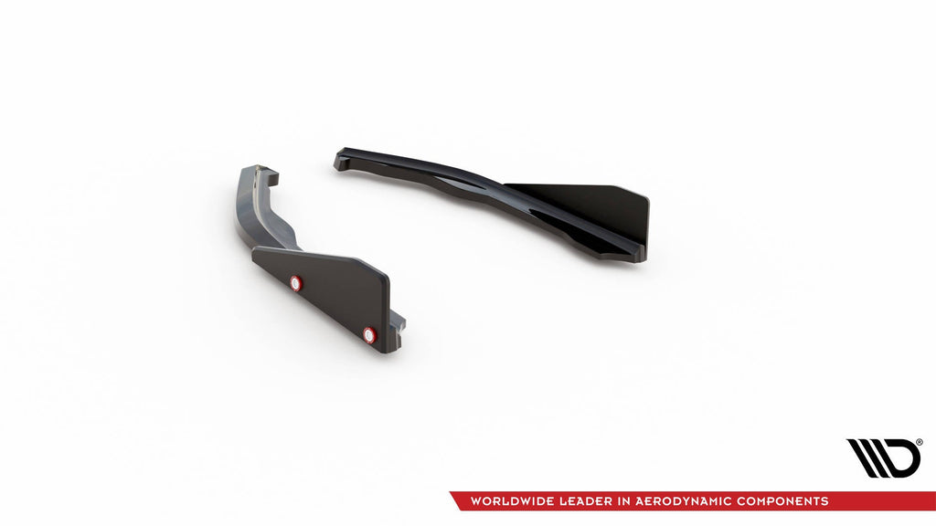 MAXTON DESIGN REAR SIDE SPLITTERS V.2 + FLAPS BMW 2 COUPE M240I G42